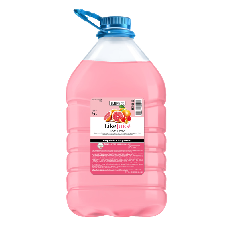 ЕЛЄНСІ LIKE JUICE Крем- мило Грейпфрут та Протеїни шовку 5л